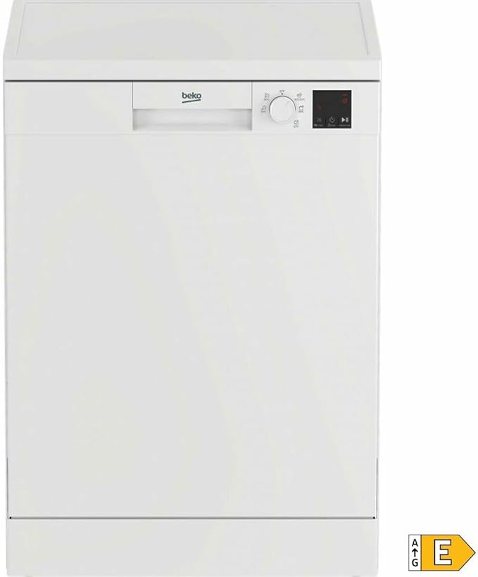Lavavajillas 60 cm Beko DVN05320W, 5 Programas, 13 Cubiertos, Eficiencia E Blanco - Imagen 2