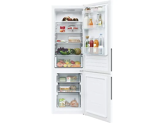 Frigorífico combi - Candy CCT3L517EW Low Frost 177 cm, 260 l, Iluminación LED, Blanco - Imagen 3