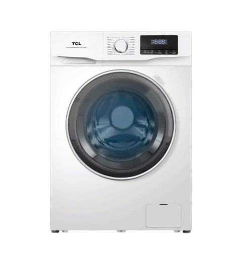 Lavadora TCL FF0814WA1ES - 8 kg, 1400 RPM, Eficiencia Energética Clase A, Motor Inverter y Programa de Vapor - Blanca