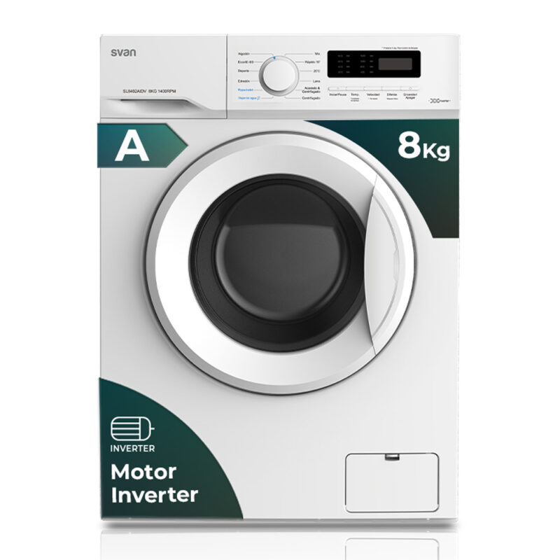 Lavadora Svan 8kg SL8402AIDV 1400rpm