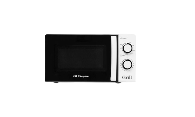 Microondas - ORBEGOZO Orbegozo MIG2130 White con grill 700W 20L, 900 W, 5 potencia, 20 l, Blanco