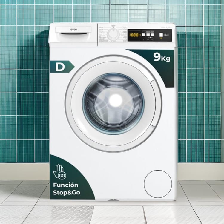 Lavadora carga frontal Svan SL9100DD 9kg 1000 rpm - Imagen 2
