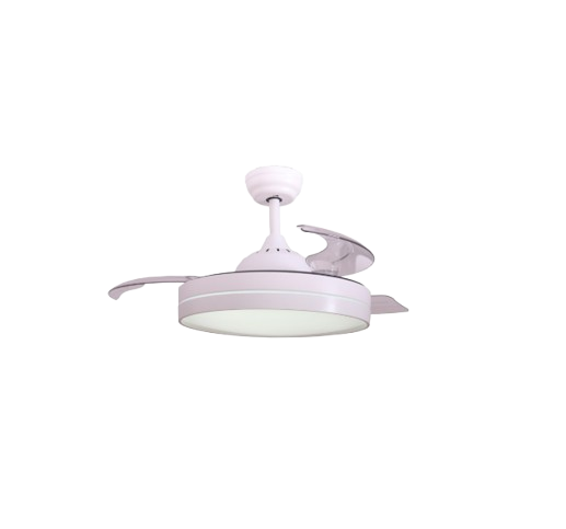 BASTILIPO, ESTORIL BLANCO, 106cm, calidad premium, motor DC, Luz LED 3 tonos 36W