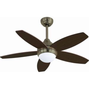 Ventilador de techo Bastilipo Bali Cuero Led